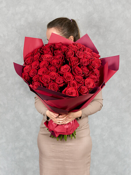 Bouquet “51 red Ecuador roses“